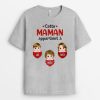 T-shirt Cette Mamie Appartient A Petits Coeurs Personnalise