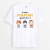 T-shirt Cette Mamie Appartient A Petits-Enfants Version Noel Personnalise