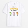 T-shirt Cette Mamie Appartient a Version Dinosaures Personnalise