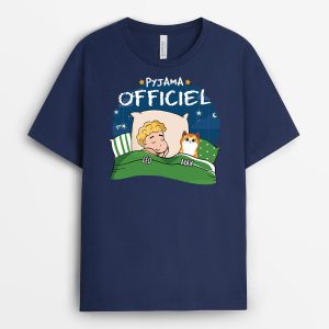 T-shirt Chemise De Nuit Officielle Pour Chat Personnalise T-shirt Chemise De Nuit Officielle Pour Chat Personnalise