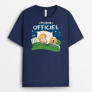 T-shirt Chemise de Nuit Officielle avec Dessin Personnalise