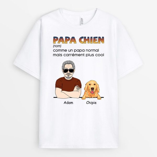 T-shirt Comme Un Papa Normal Mais Carrement Plus Cool Personnalise