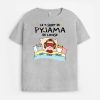 T-shirt De Pyjama d&rsquo;Anna Avec Chat Pour Enfant Personnalise