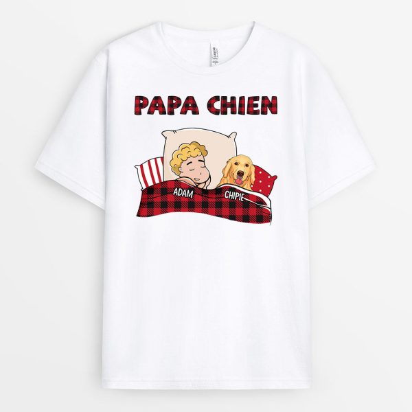 T-shirt Definition Papa Chien Personnalise