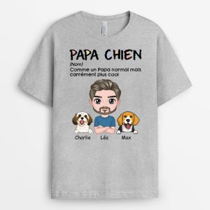 T-shirt Definition de Papa Chien Personnalise T-shirt Definition de Papa Chien Personnalise