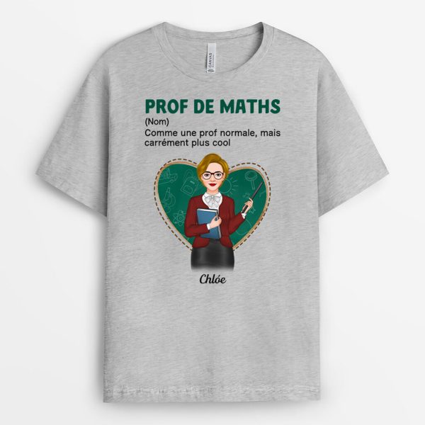 T-shirt Definition de Prof Personnalise