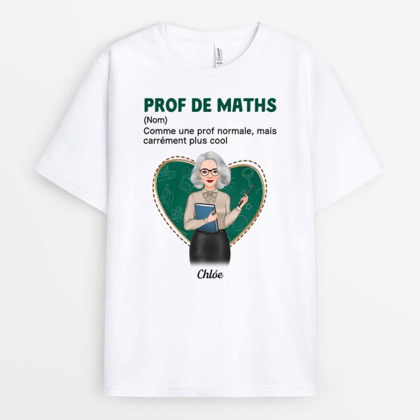 T-shirt Definition de Prof Personnalise