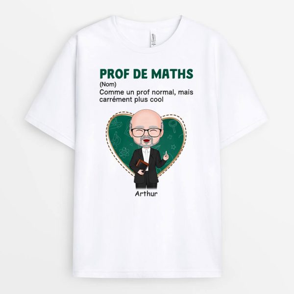 T-shirt Definition de Professeur Personnalise