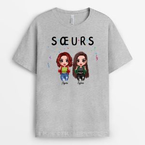 T-shirt Des Amies, Des Soeurs Personnalise 1 T shirt Des Amies Des Soeurs Personnalise 2