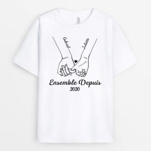 T-shirt Ensemble Depuis Mains Personnalise T-shirt Ensemble Depuis Mains Personnalise