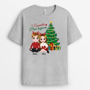 T-shirt Ensemble Pour Toujours Personnalise T-shirt Ensemble Pour Toujours Personnalise