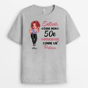 T-shirt Entrer Dans Mon Anniversaire Comme Un Patron Personnalise T-shirt Entrer Dans Mon Anniversaire Comme Un Patron Personnalise