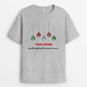 T-shirt Famille Boules Personnalise T-shirt Famille Boules Personnalise