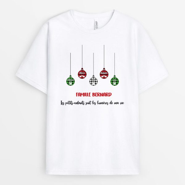 T-shirt Famille Boules Personnalise