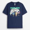 T-shirt Grand-Mere Des Petits Monstres Personnalise