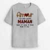T-shirt J’Aime Etre Appelee Mamie Leopard Personnalise