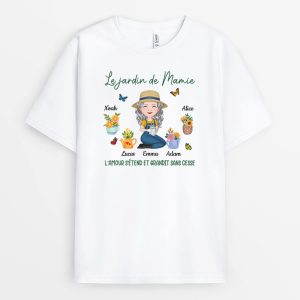 T-shirt Jardin De Mamie Personnalise T-shirt Jardin De Mamie Personnalise