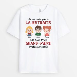 T-shirt Je Ne Suis Pas A La Retraite Je Suis Un Pere Professionnel Personnalise T-shirt Je Ne Suis Pas A La Retraite Je Suis Un Pere Professionnel Personnalise