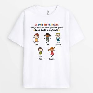 T-shirt Je Suis En Retraite Personnalise T-shirt Je Suis En Retraite Personnalise
