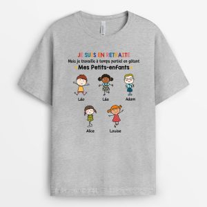 T-shirt Je Suis En Retraite Personnalise T-shirt Je Suis En Retraite Personnalise