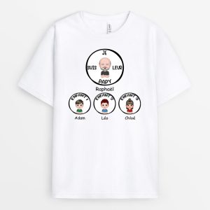 T-shirt Je Suis Leur Papa Personnalise T-shirt Je Suis Leur Papa Personnalise