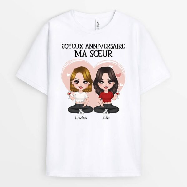 T-shirt Joyeux Anniversaire Personnalise