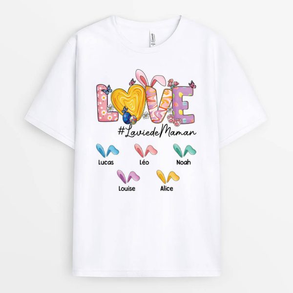 T-shirt L’Amour Dans La Vie De Mamie Personnalise