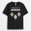 T-shirt L&rsquo;Univers de Maman Mamie Vaisseau Spatial Personnalise