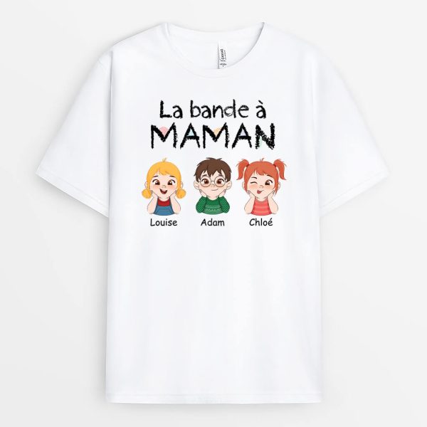 T-shirt La Bande A Maman Dessin Adorable Personnalise