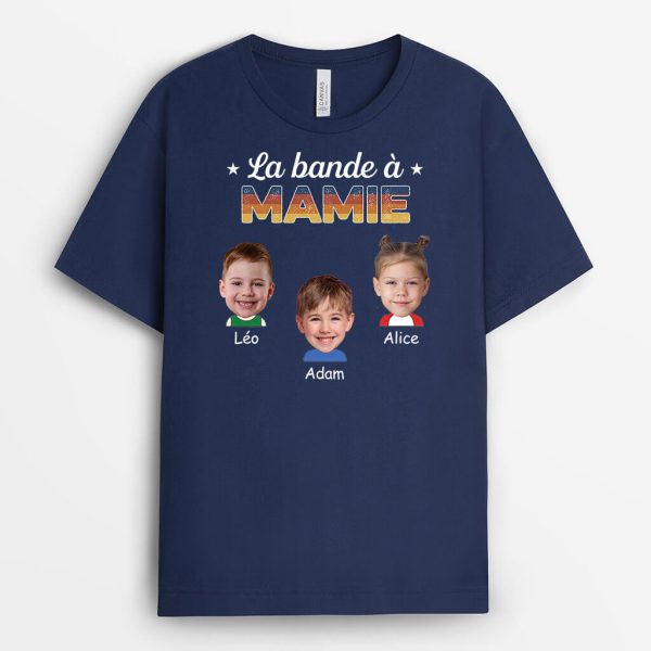 T-shirt La Bande A Maman Mamie Avec Photos Personnalise