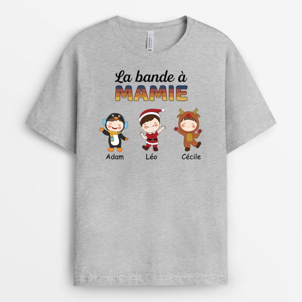 T-shirt La Bande A Maman Version Noel Personnalise