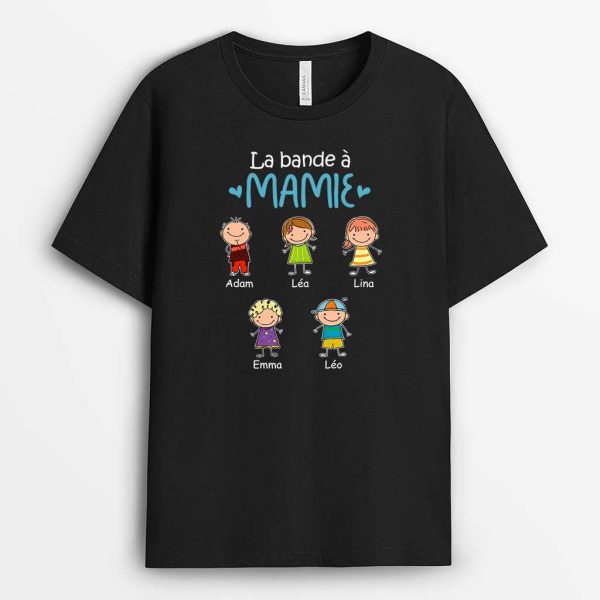 T-shirt La Bande A MamanMamie Version Mince Personnalise