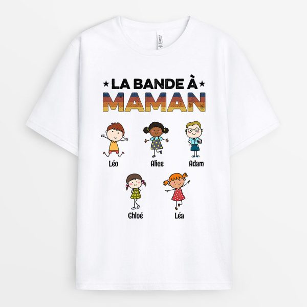 T-shirt La Bande A Mamie Maman Mignonnettes Personnalise