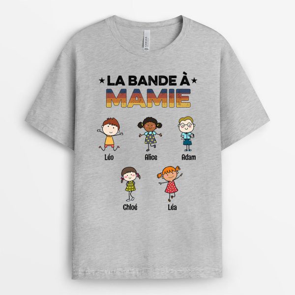 T-shirt La Bande A Mamie Maman Mignonnettes Personnalise