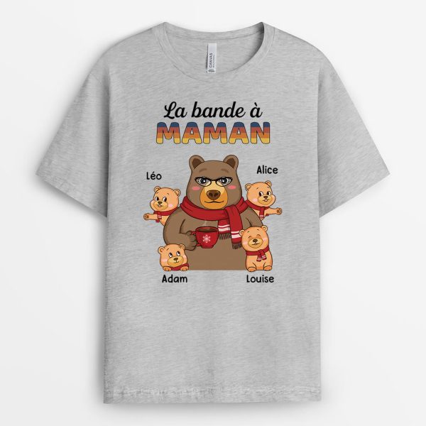 T-shirt La Bande A Mamie Ours Personnalise