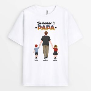 T-shirt La Bande A Papa Papi Cool Personnalise T-shirt La Bande A Papa Papi Cool Personnalise
