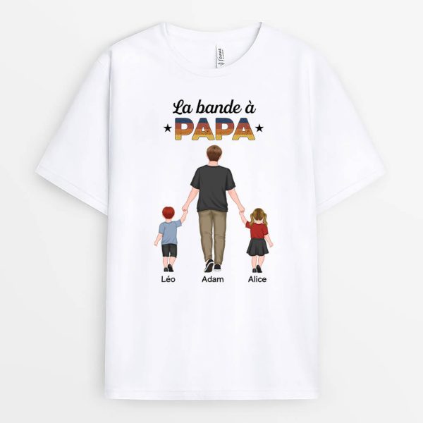 T-shirt La Bande A Papa Papi Cool Personnalise