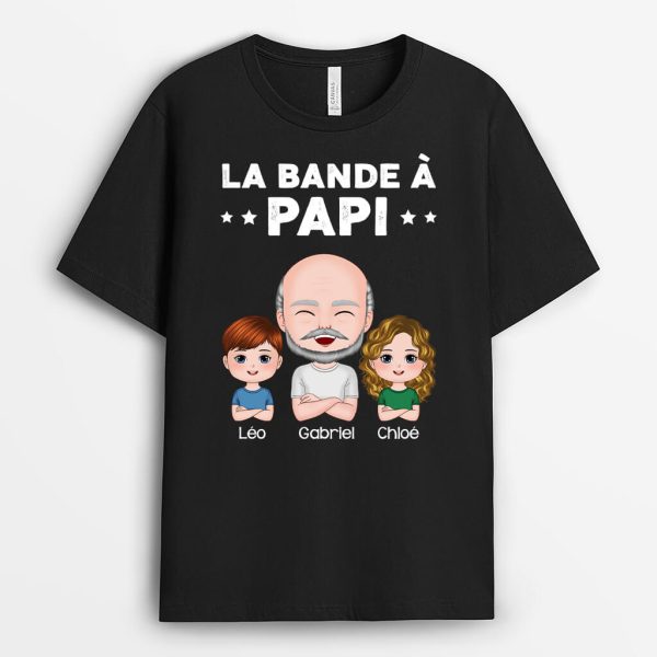 T-shirt La Bande A Papa Reel Et Enfants Poupees Personnalise