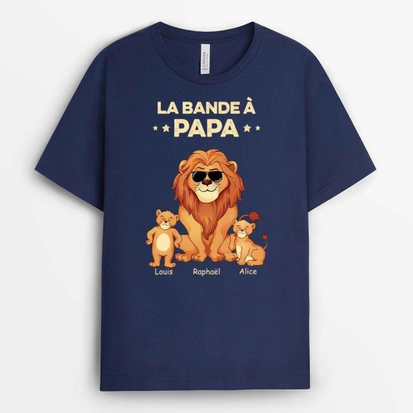 T-shirt La Bande A PapaPapy Lion Bande Dessinee Personnalise