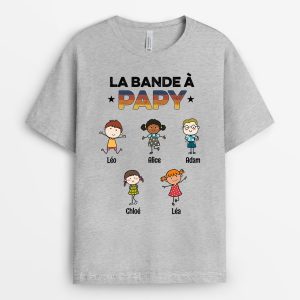 T-shirt La Bande A Papi Papa Mignonnettes Personnalise