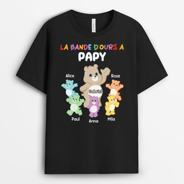 T-shirt La Bande D’Ours De Mamie Colore Personnalise