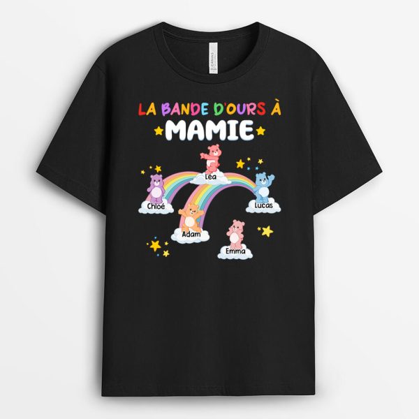 T-shirt La Bande D’Ours a Maman Mamie Personnalise