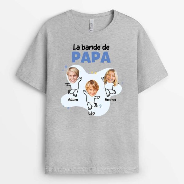 T-shirt La Bande De MamanMamie Photo Personnalise