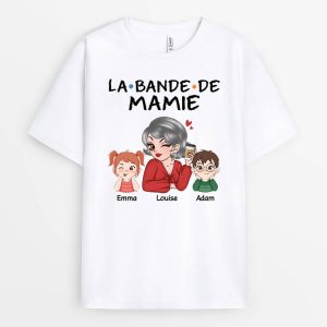 T-shirt La Bande De Mamie Version Mignonne Personnalise T-shirt La Bande De Mamie Version Mignonne Personnalise
