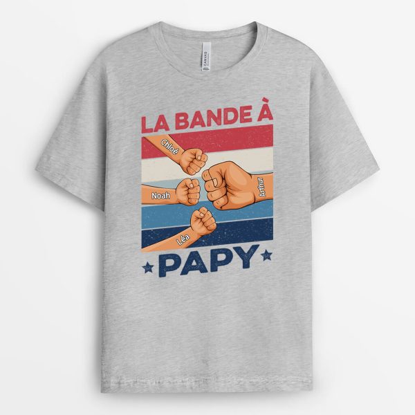 T-shirt La Bande De Papa Bosse De Poing Personnalise