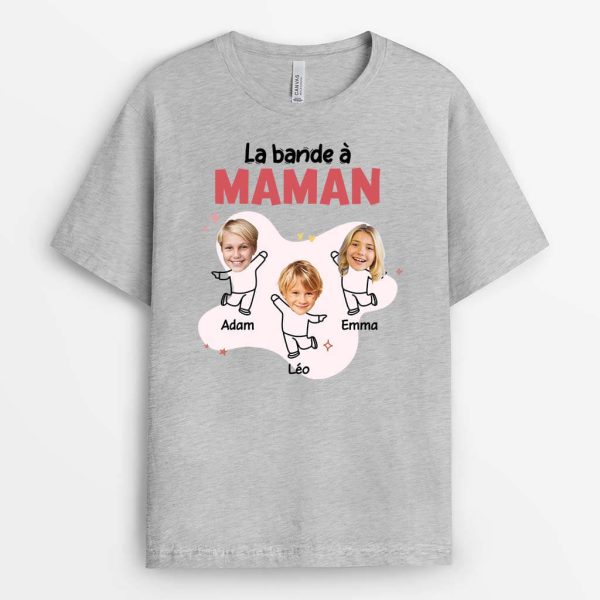 T-shirt La Bande De PapaPapy Photo Personnalise