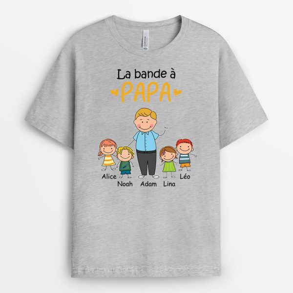 T-shirt La Bande De Papi Dessin Personnalise