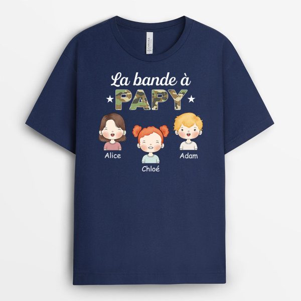 T-shirt La Bande Mignonne a Papa Papi Personnalise