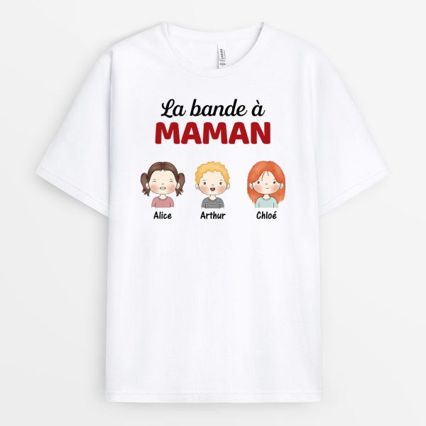 T-shirt La Bande a Maman Mamie Couleur Pastel Personnalise