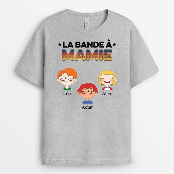 T-shirt La Bande a Mamie Maman Clair Personnalise